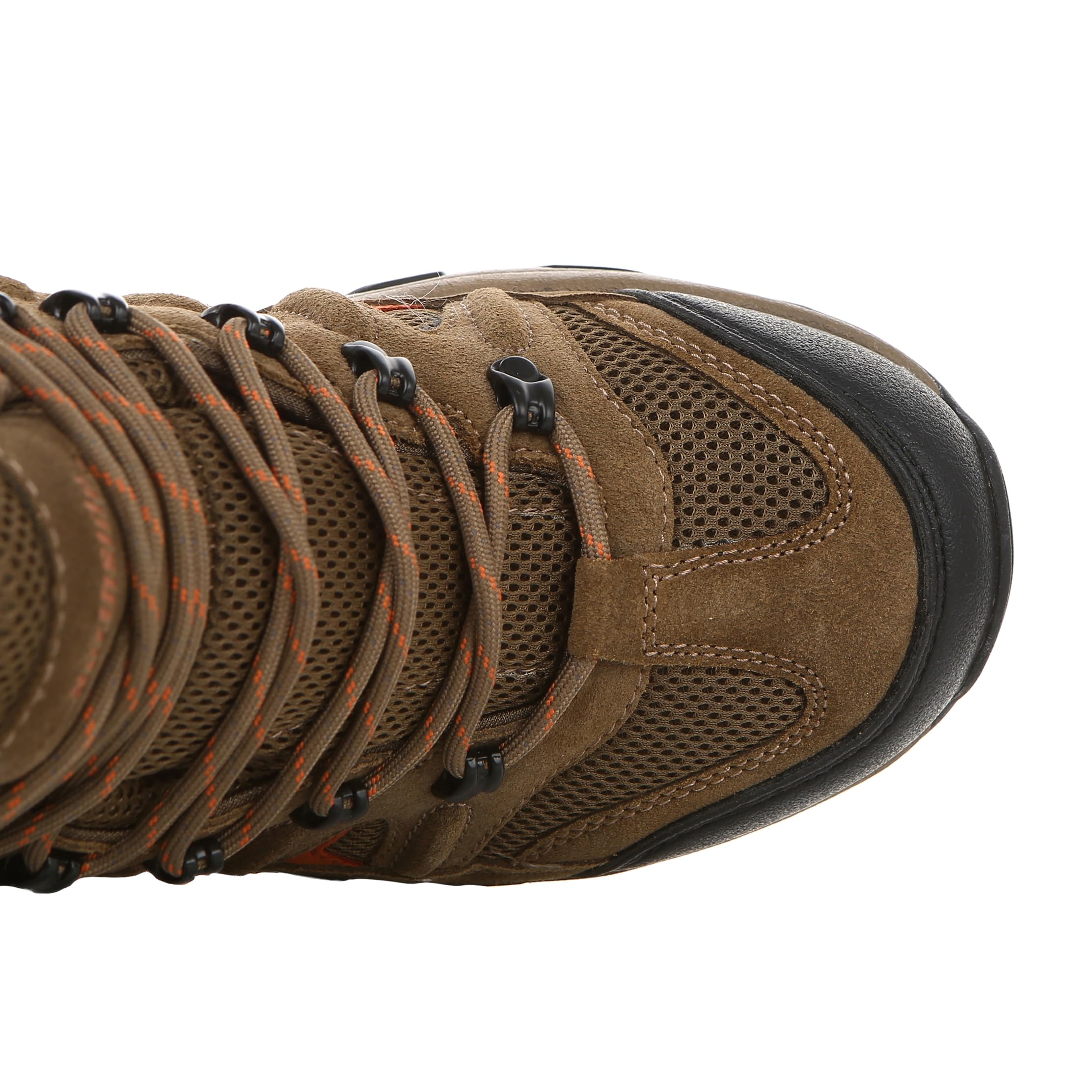 Northside Men's Camano Ridge Mid Hiking Boot - Suede and Mesh Upper Cushioned Anti-Fatigue Insole Compression Molded EVA Midsole -Waterproof Rubber Traction Outsole - Image 4