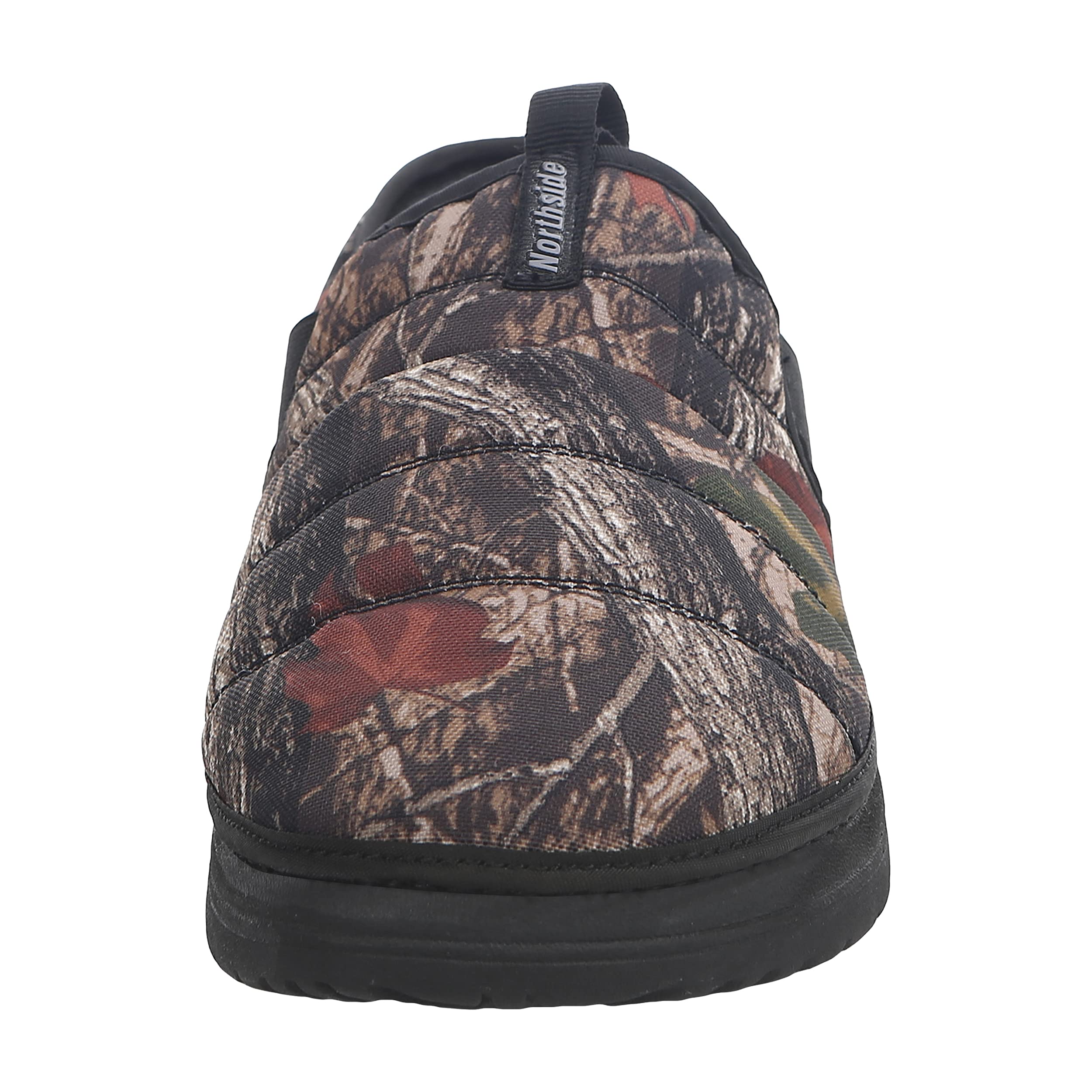 Northside Men's Rainier Camp Slipper – Quilted Nylon, Foam Cushioned Indoor Outdoor House Shoe with EVA Outsole – Cozy, Easy Slip-On, Brown Camo - Image 3
