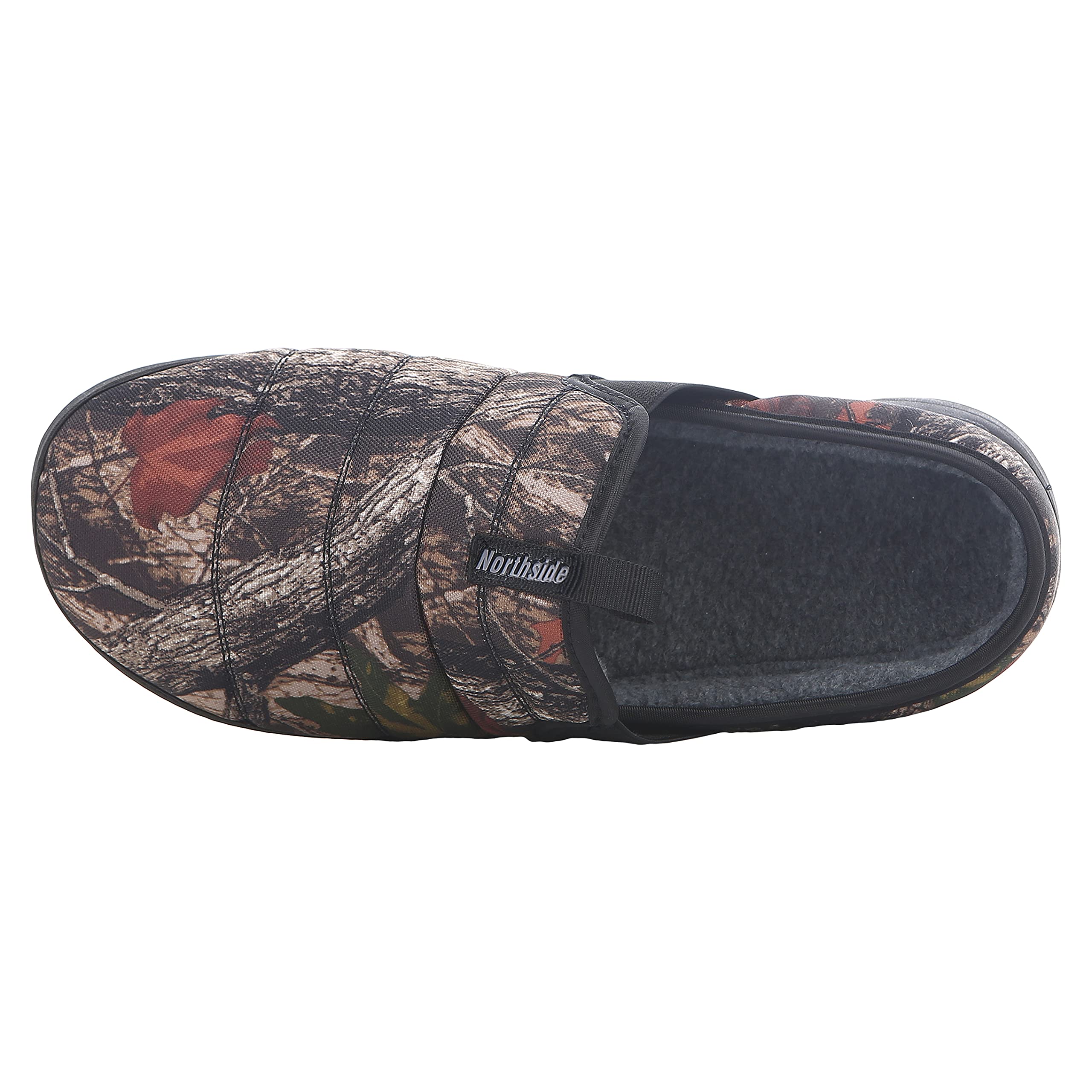 Northside Men's Rainier Camp Slipper – Quilted Nylon, Foam Cushioned Indoor Outdoor House Shoe with EVA Outsole – Cozy, Easy Slip-On, Brown Camo - Image 5