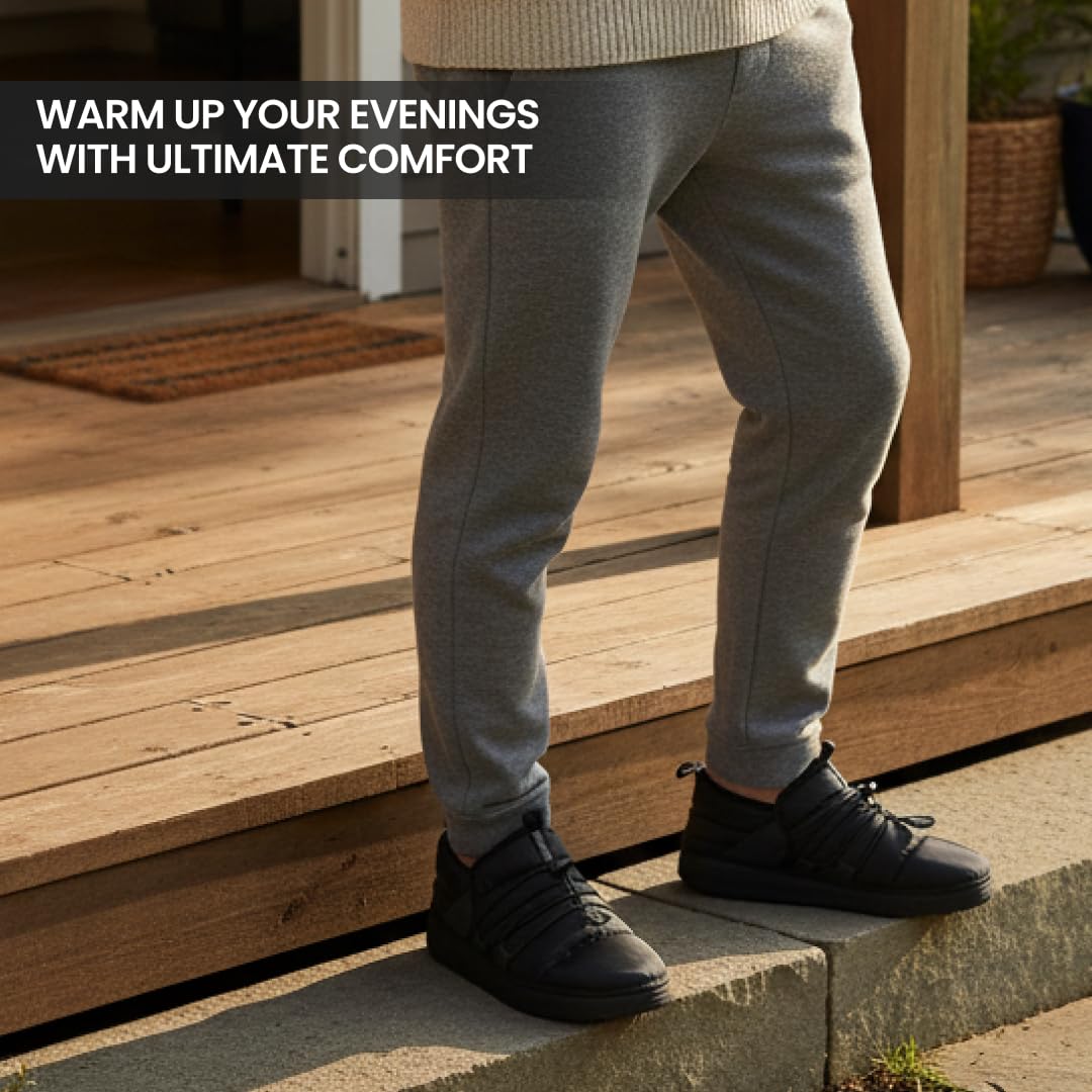 Northside Men's Rainier Mid Camp Slipper – Quilted Indoor Outdoor House Shoes with EVA Foam Insole, Plush Lining & High-Traction Sole, Water-Resistant Cozy Footwear - Image 6