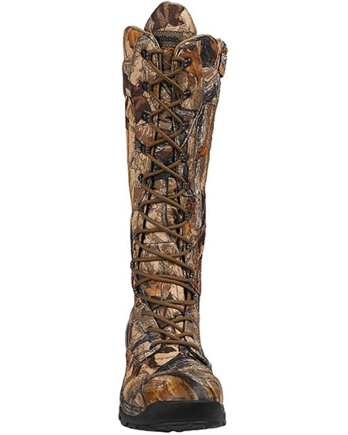 Northside Mens Kamiak Ridge Snake Resistant Waterproof Camo Hunting Boot - Image 3