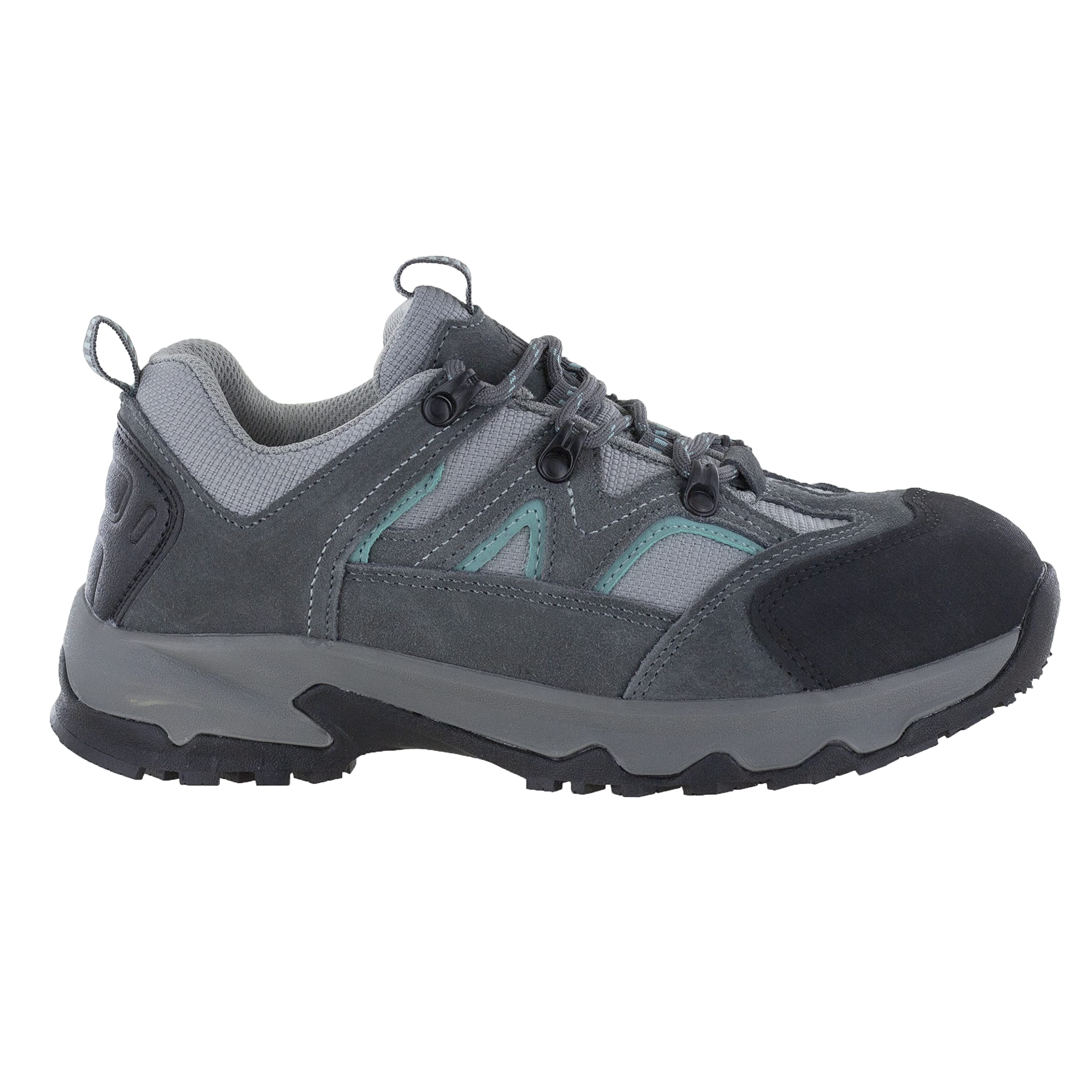 Northside Women's Snohomish Low Steel Toe Shoes - Slip & Oil Resistant, Breathable Insole, Brushed Rubber Toe Guard, Suede & Nylon Upper - Image 3