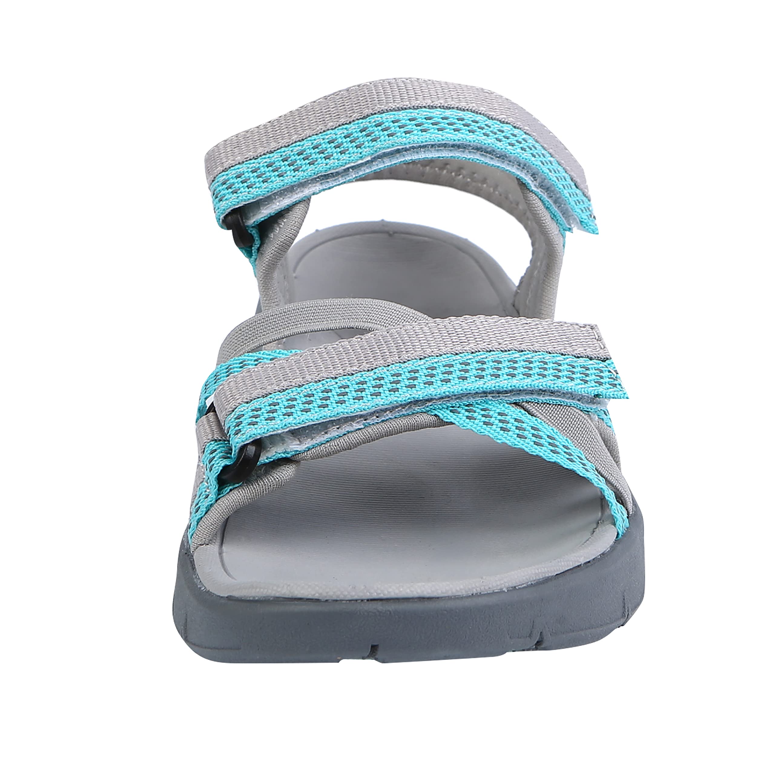 Northside Womens Avalon Cove Open Toe Sport Sandal - Rubber Traction Outsole Pads Reflective Elastic Straps - Adjustable Hook and Loop EVA Contour Cushioned Insole - Image 3