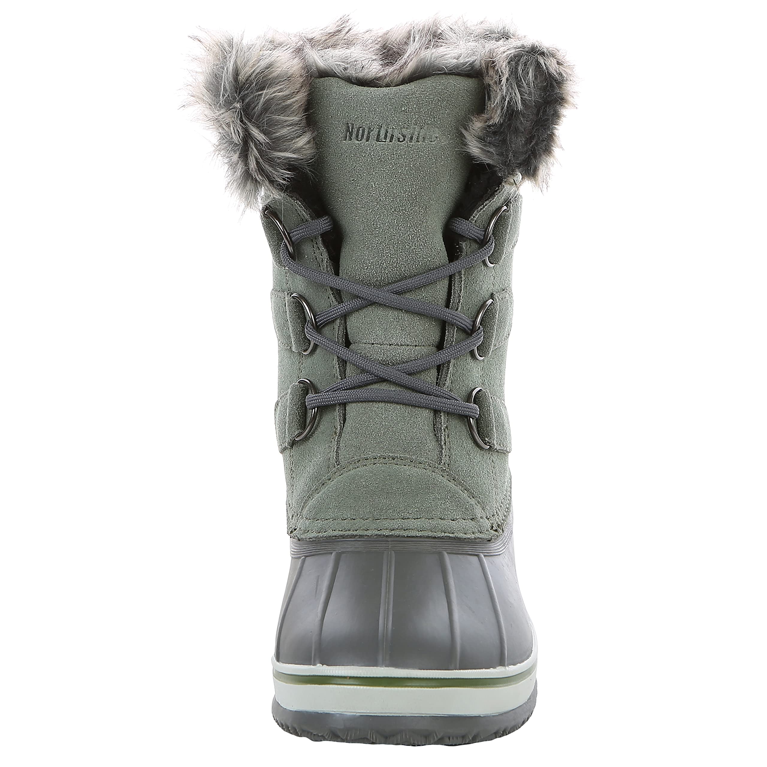 Northside Womens Katie Winter Snow Boots - Seam Sealed Waterproof Synthetic Rubber Shell Removable Cushioned EVA Insole - Image 3
