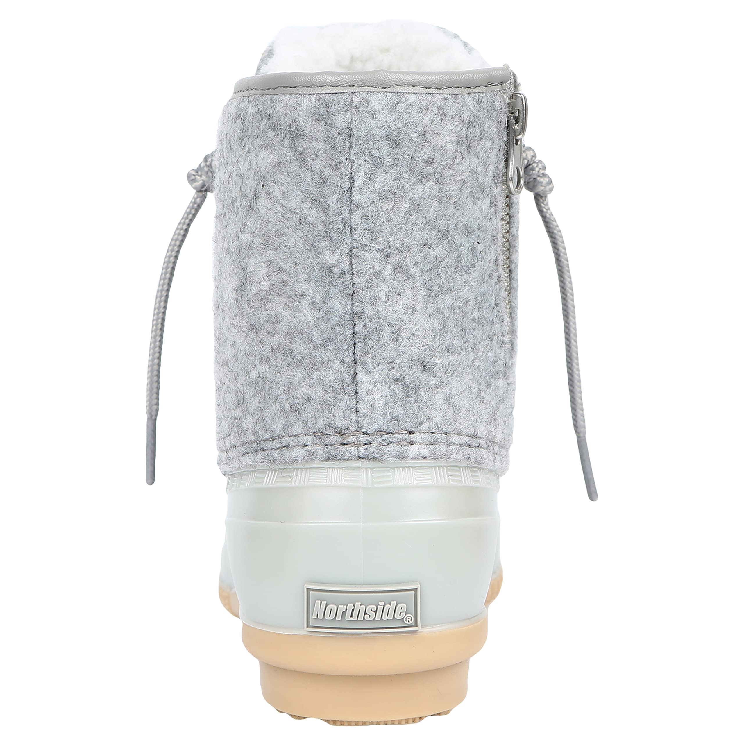 Northside Womens Sutton Cold Weather Fashion Boots - Waterproof Lightweight Stylish Shell Felt Blend - Easy On and Off Zipper with Comfort Insole - Image 5